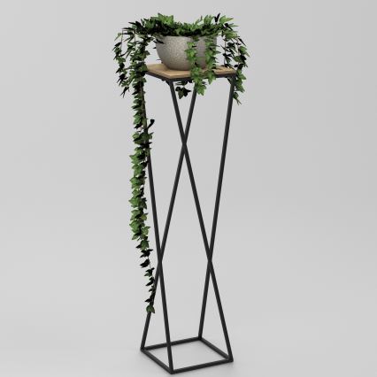 Flower stand 100x24 cm black
