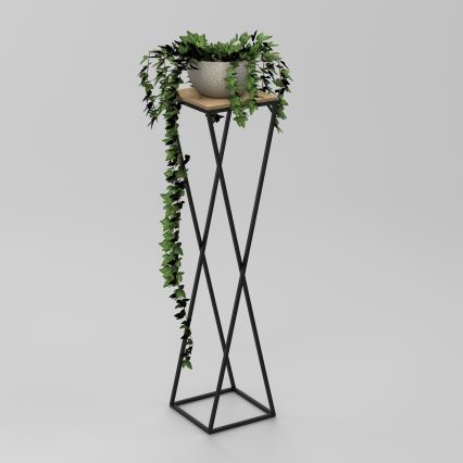 Flower stand 100x24 cm black