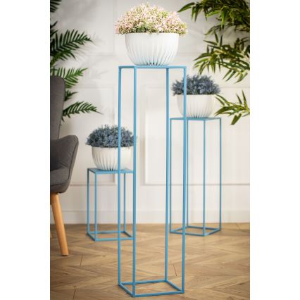 Flower stand 100x24 cm blue