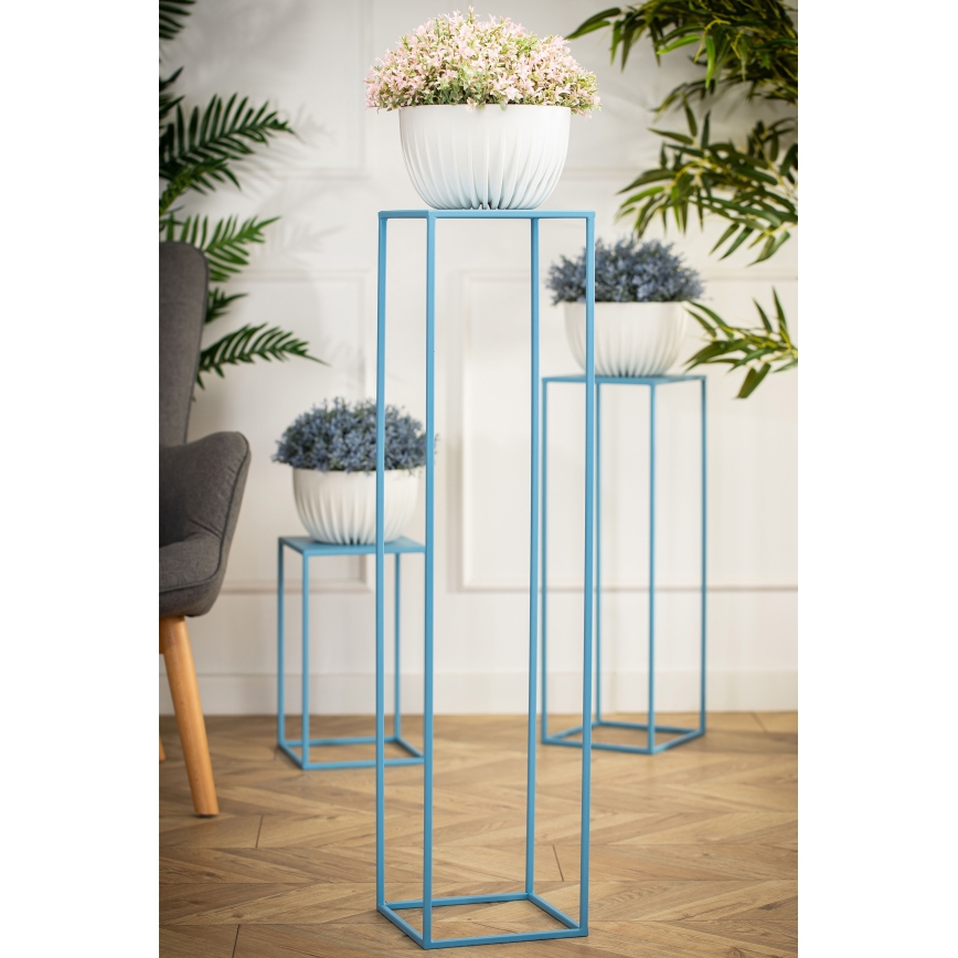 Flower stand 100x24 cm blue