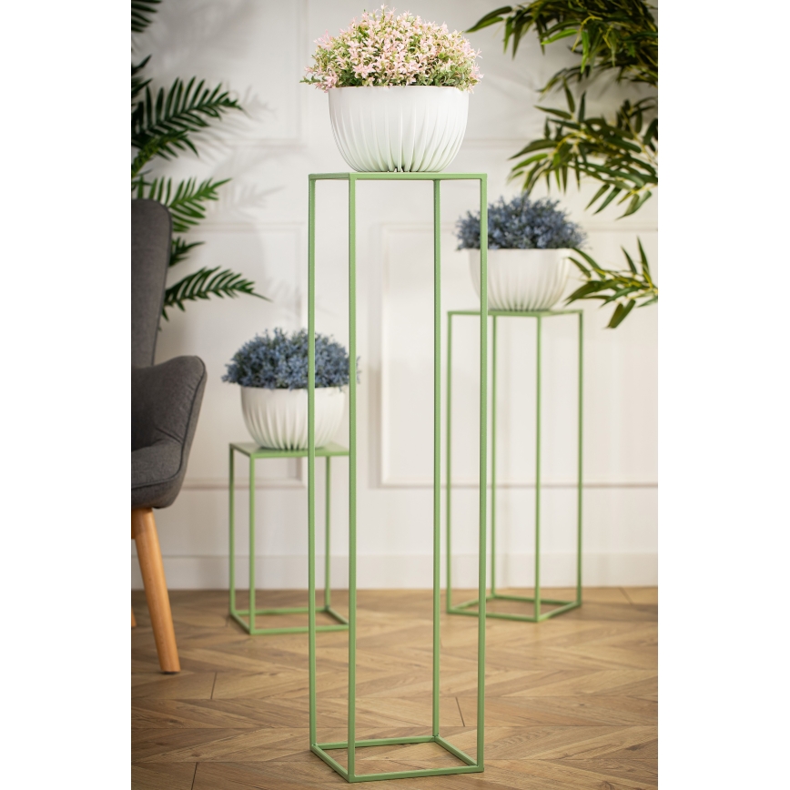 Flower stand 100x24 cm dark green