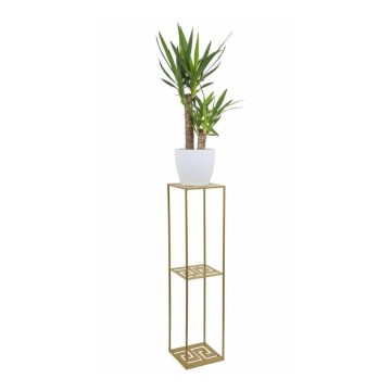 Flower stand 100x24 cm gold