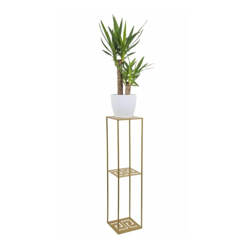 Flower stand 100x24 cm gold