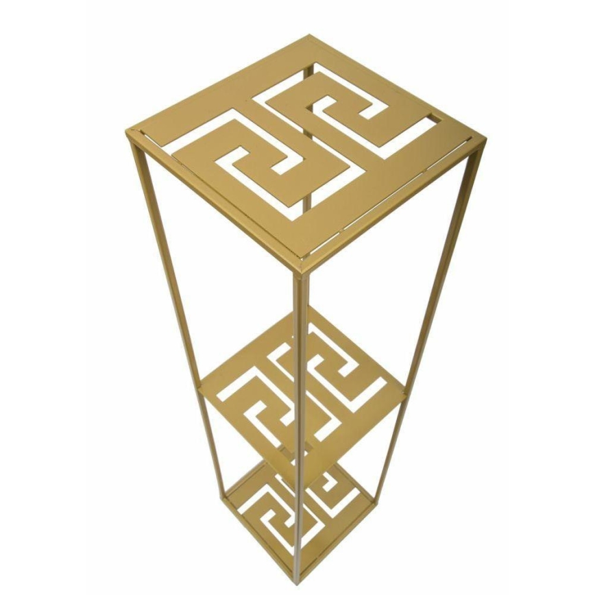 Flower stand 100x24 cm gold