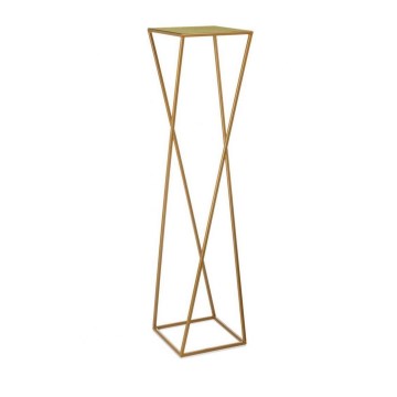 Flower stand 100x24 cm gold