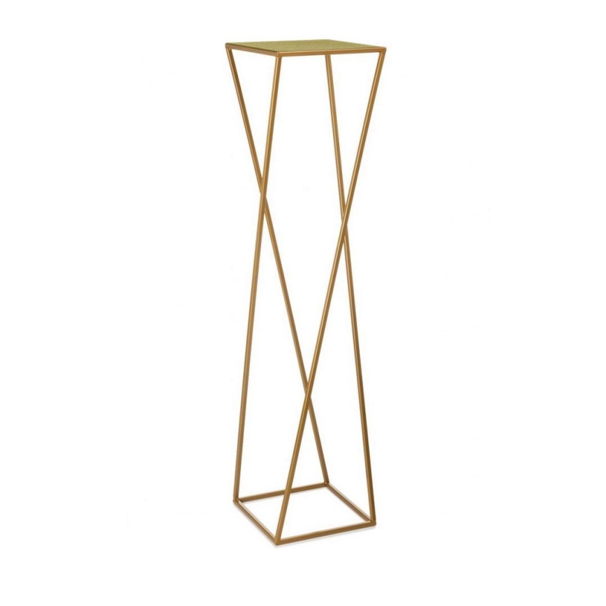 Flower stand 100x24 cm gold