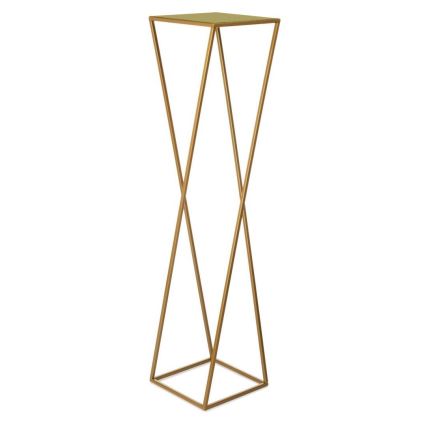 Flower stand 100x24 cm gold