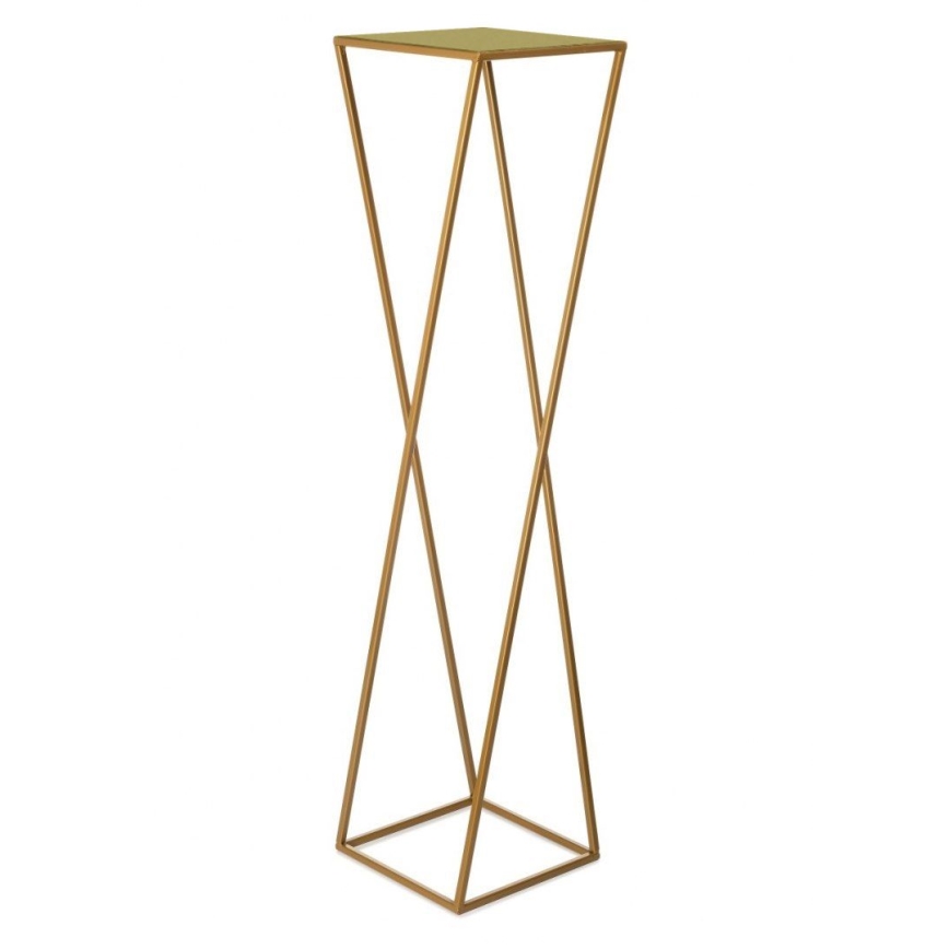 Flower stand 100x24 cm gold