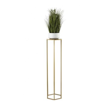 Flower stand 100x24 cm gold