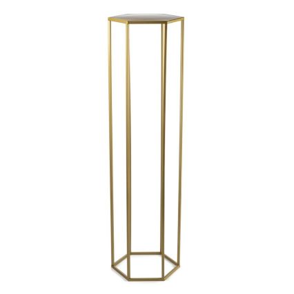 Flower stand 100x24 cm gold