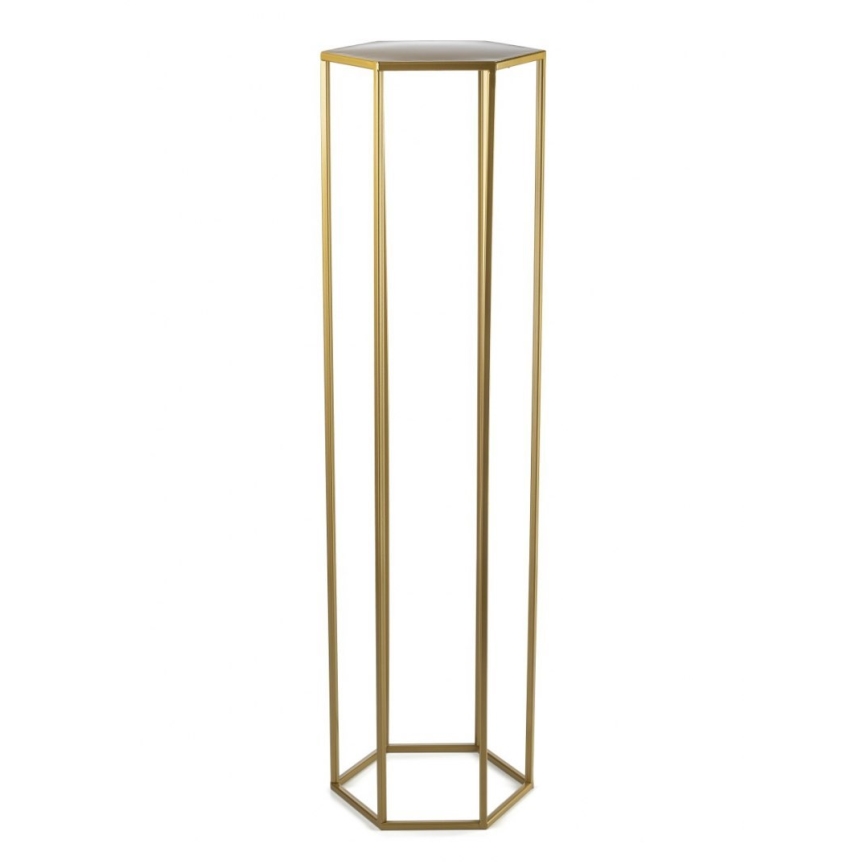 Flower stand 100x24 cm gold