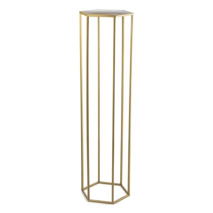 Flower stand 100x24 cm gold