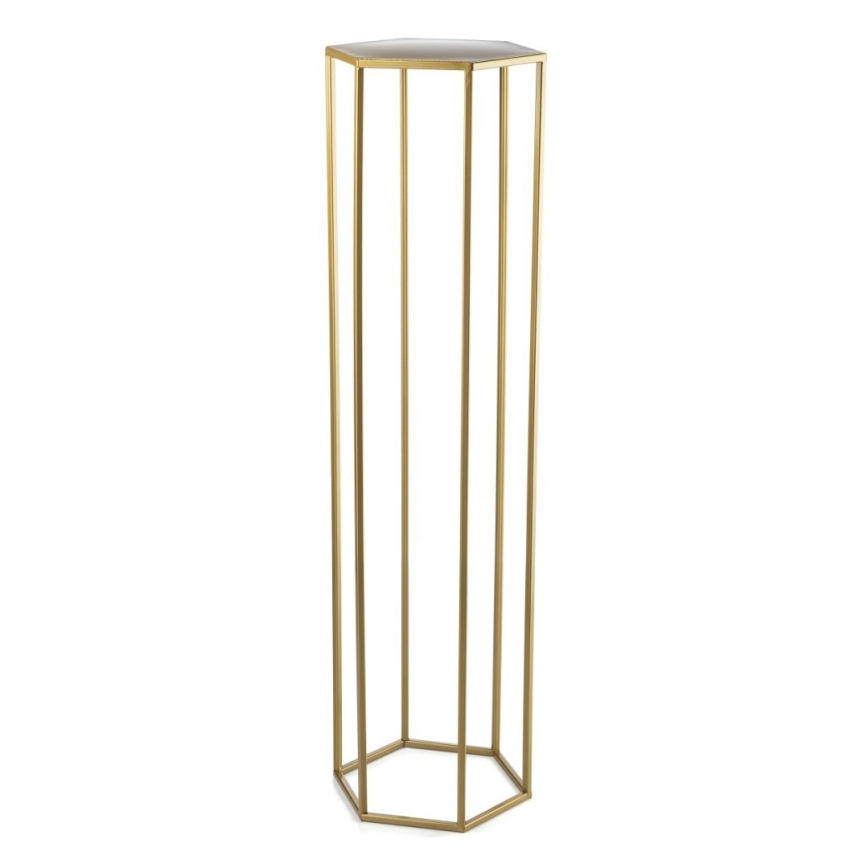 Flower stand 100x24 cm gold