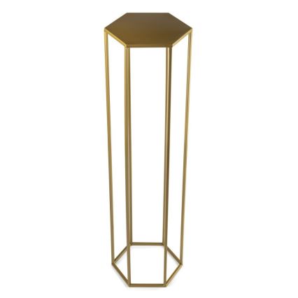 Flower stand 100x24 cm gold