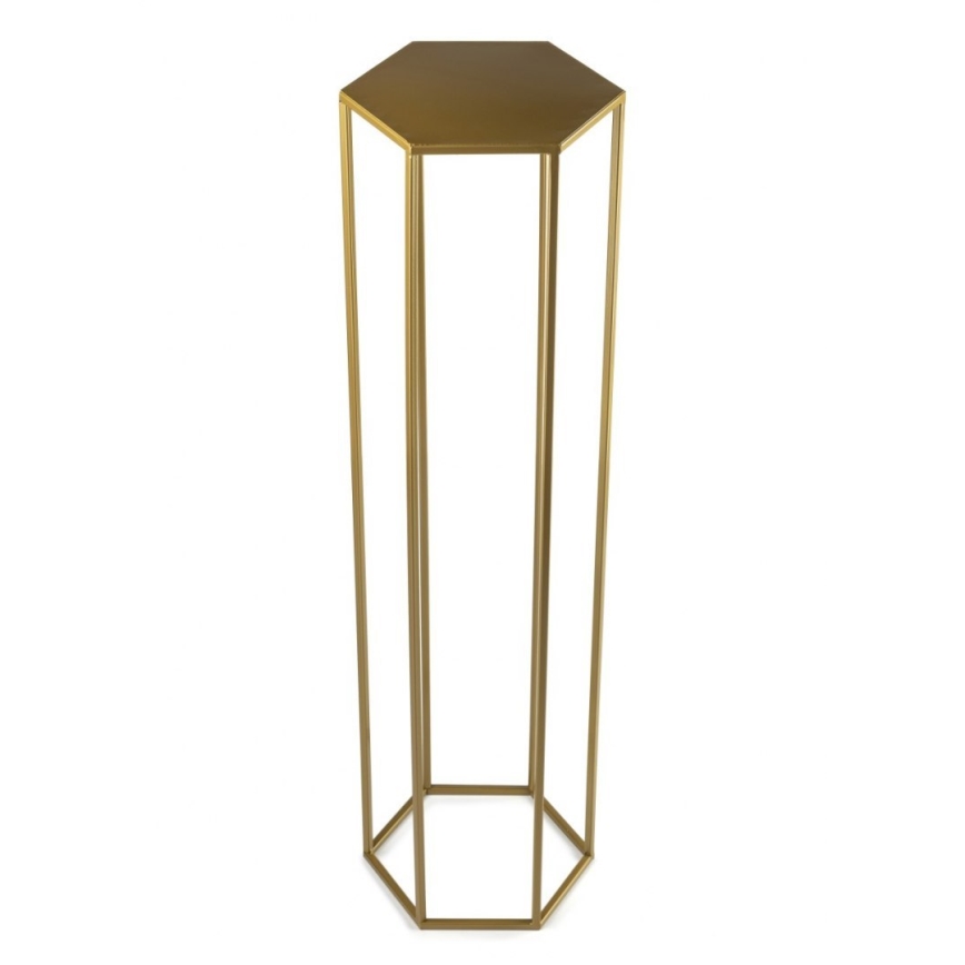 Flower stand 100x24 cm gold