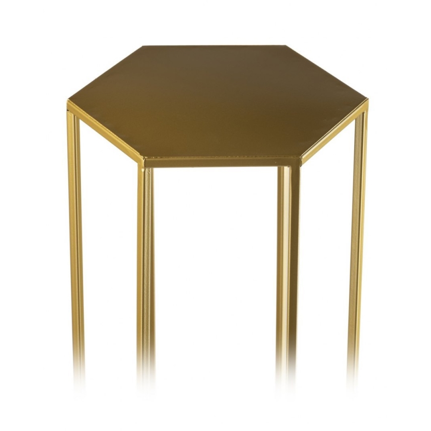 Flower stand 100x24 cm gold