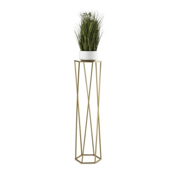 Flower stand 100x24 cm gold
