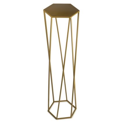 Flower stand 100x24 cm gold