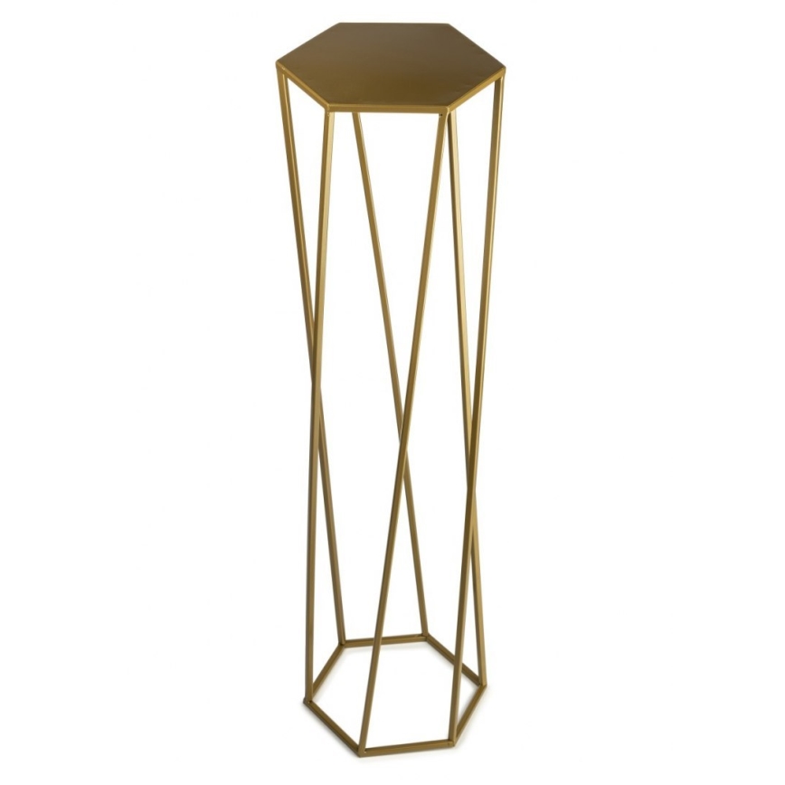 Flower stand 100x24 cm gold