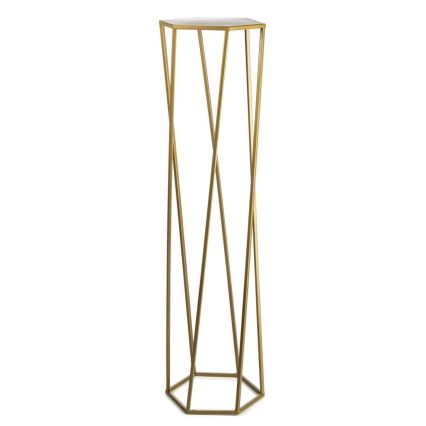 Flower stand 100x24 cm gold