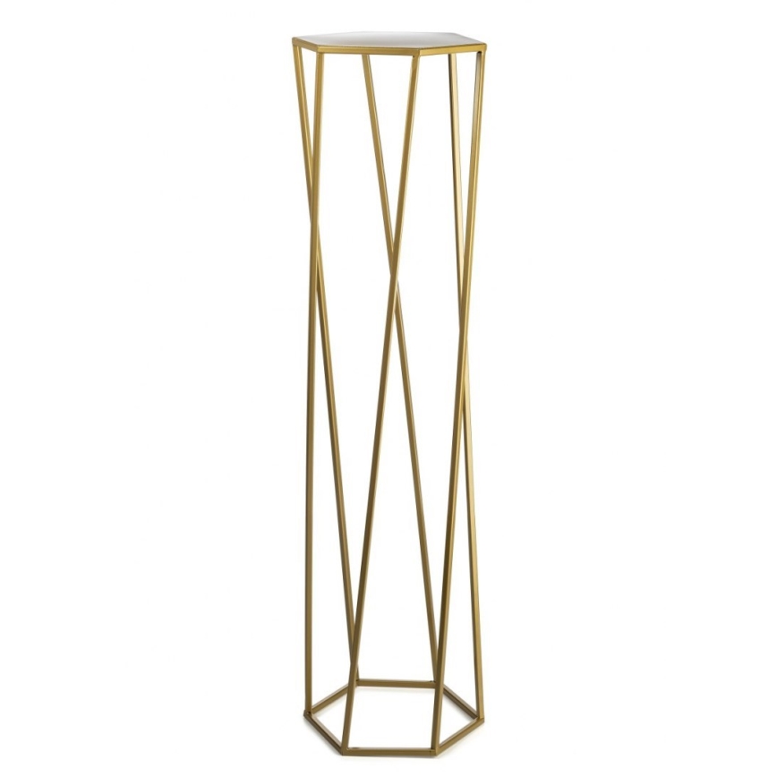 Flower stand 100x24 cm gold