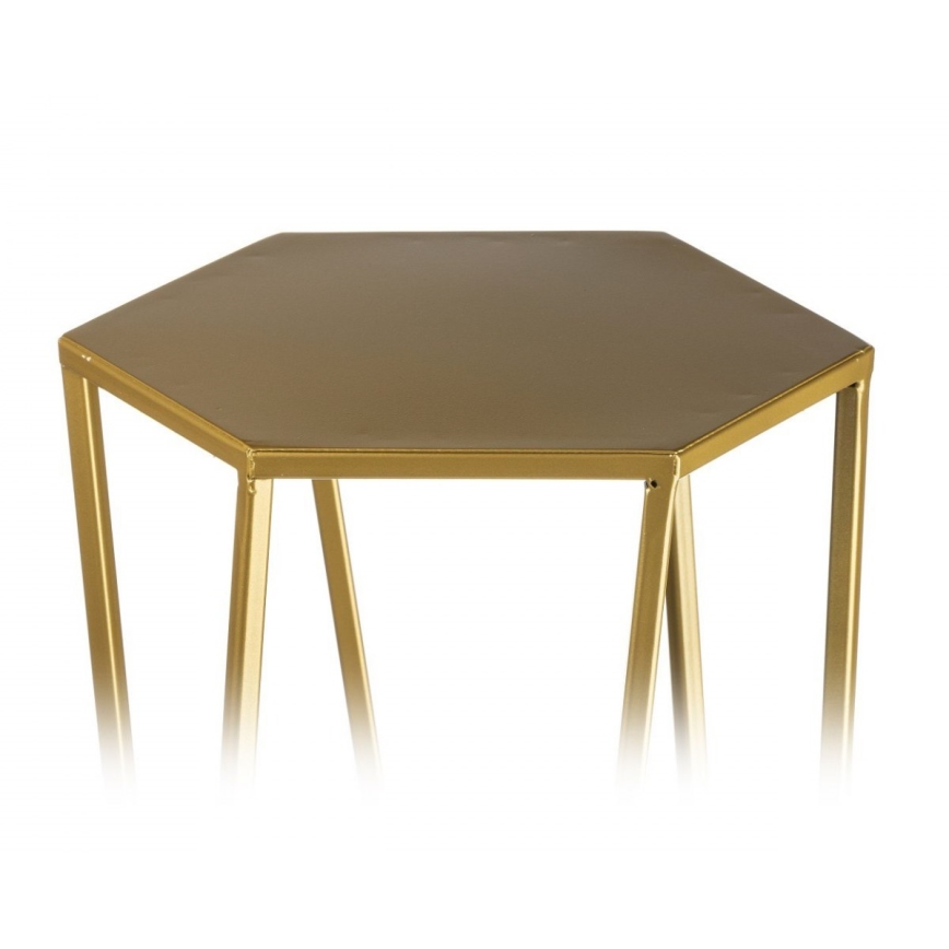 Flower stand 100x24 cm gold