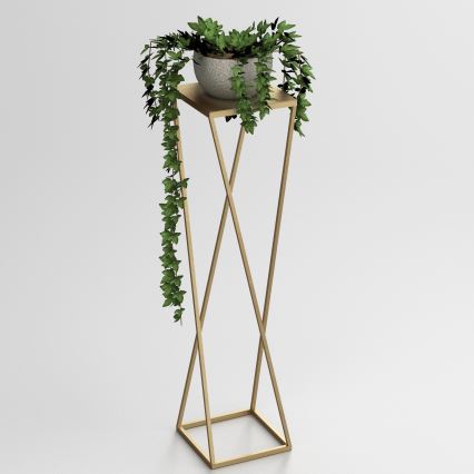 Flower stand 100x24 cm gold