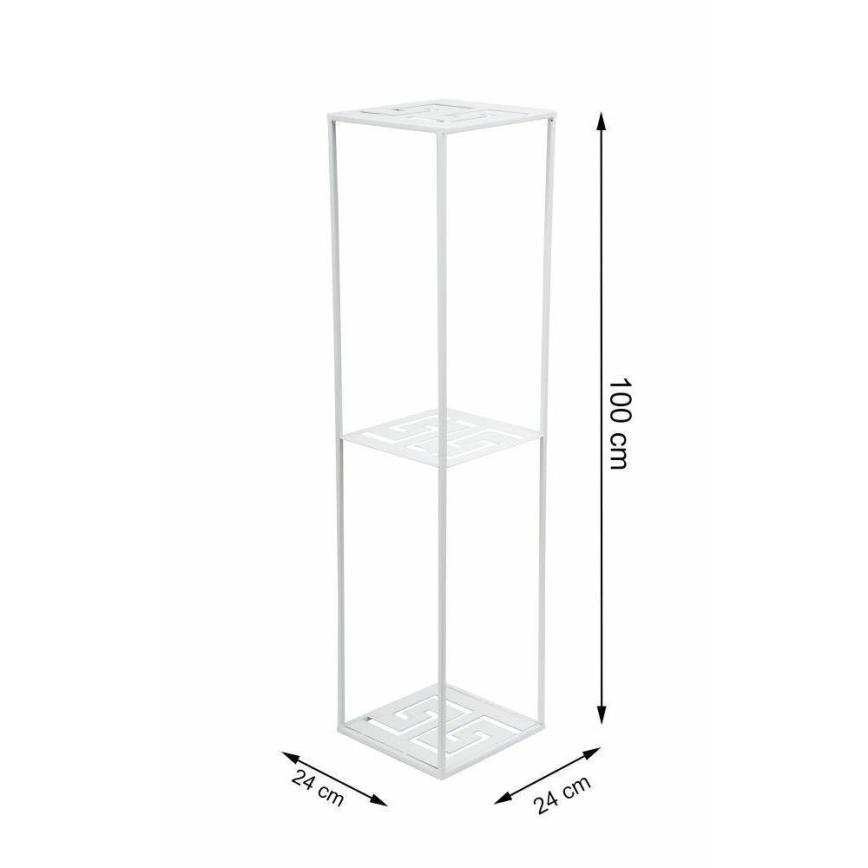 Flower stand 100x24 cm white
