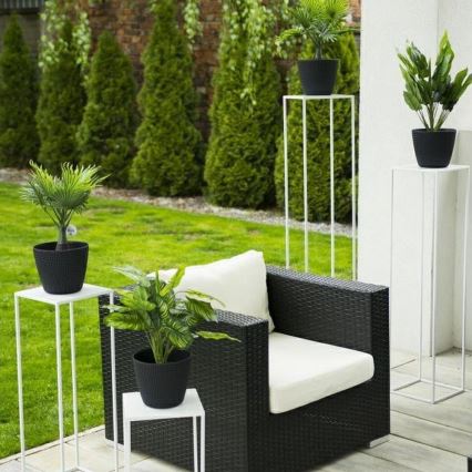 Flower stand 100x24 cm white
