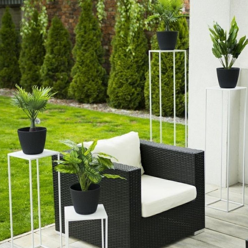 Flower stand 100x24 cm white