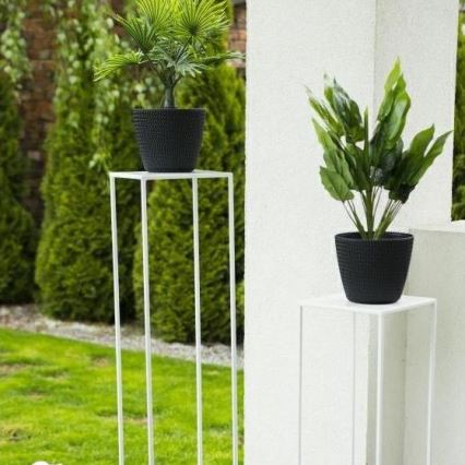 Flower stand 100x24 cm white