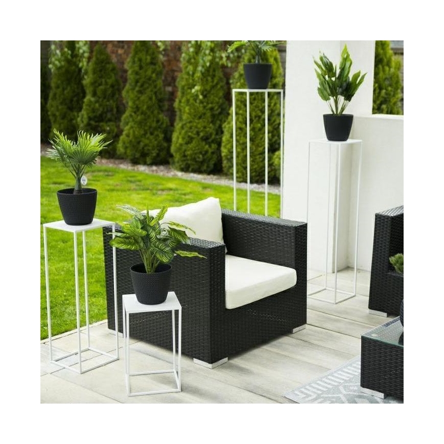 Flower stand 100x24 cm white