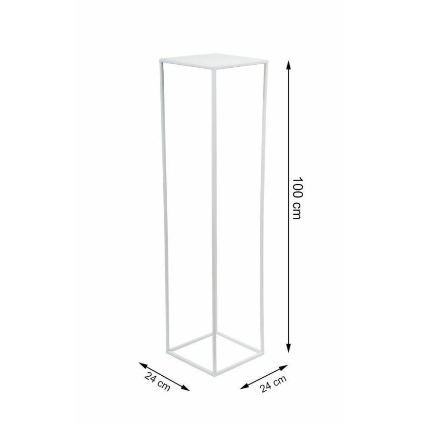 Flower stand 100x24 cm white