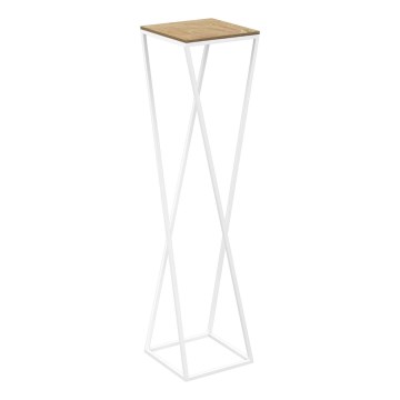 Flower stand 100x24 cm white