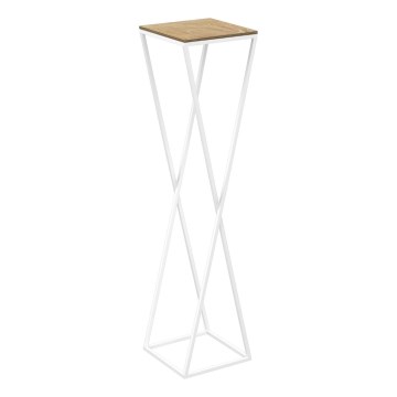 Flower stand 100x24 cm white