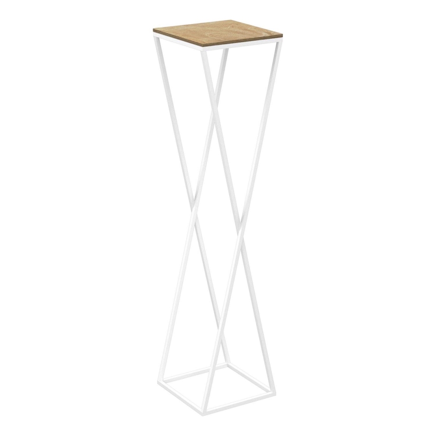 Flower stand 100x24 cm white