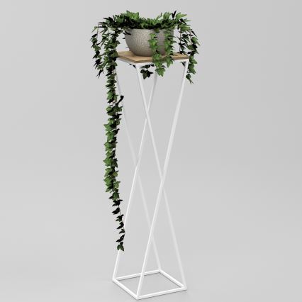 Flower stand 100x24 cm white