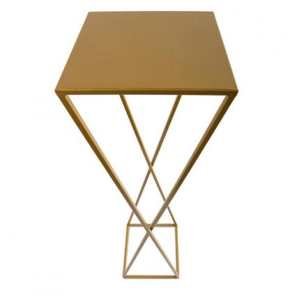 Flower stand 100x24 gold