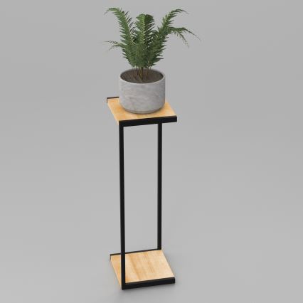 Flower stand 100x30x34 cm black