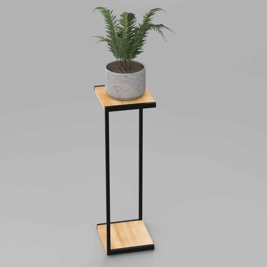 Flower stand 100x30x34 cm black