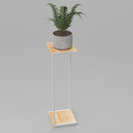 Flower stand 100x30x34 cm white