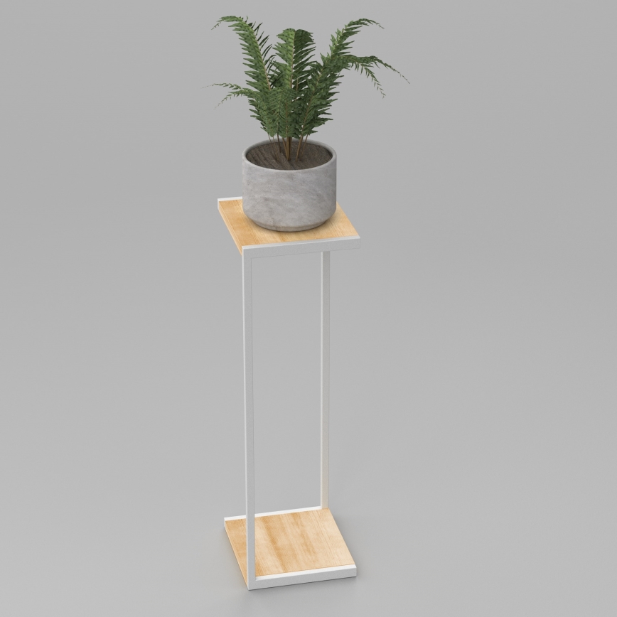 Flower stand 100x30x34 cm white