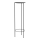 Flower stand 100x32 cm black