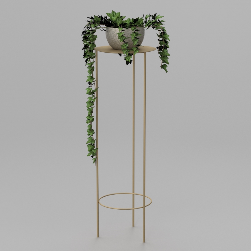 Flower stand 100x32 cm gold