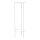 Flower stand 100x32 cm white