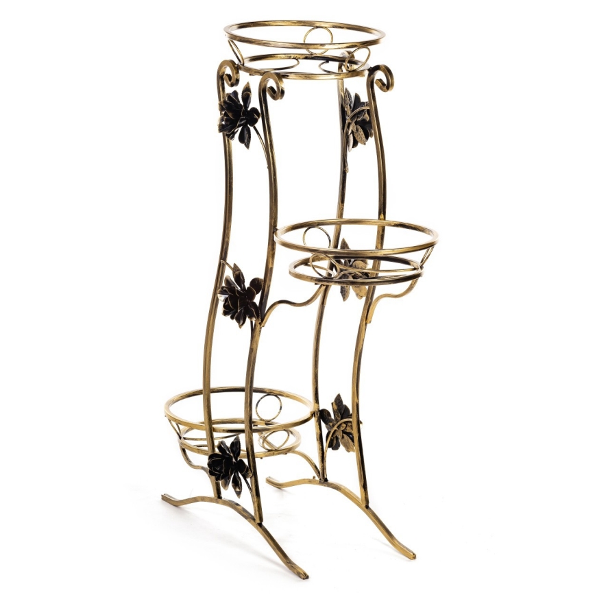 Flower stand 100x70 cm gold