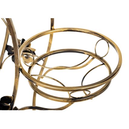 Flower stand 100x70 cm gold