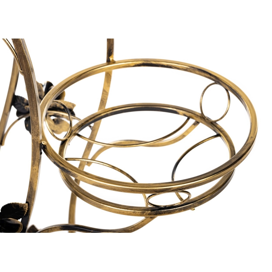 Flower stand 100x70 cm gold