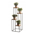 Flower stand 110x40 cm black/brown