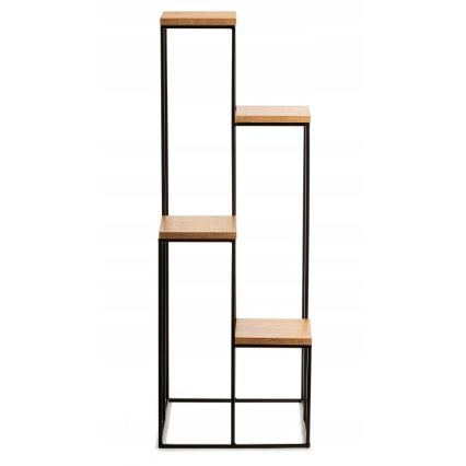 Flower stand 110x40 cm black/brown
